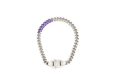 1017 ALYX 9SM Classic Chain-Link Necklace "Silver/Purple"