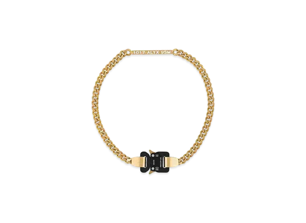1017 ALYX 9SM Chain-Link Buckle Necklace "Gold"