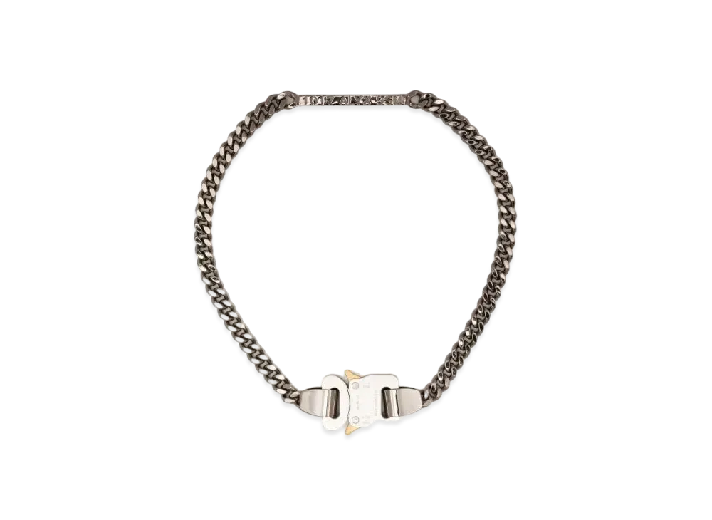 1017 ALYX 9SM Buckle Fastening Curb-Chain Necklace "Silver "