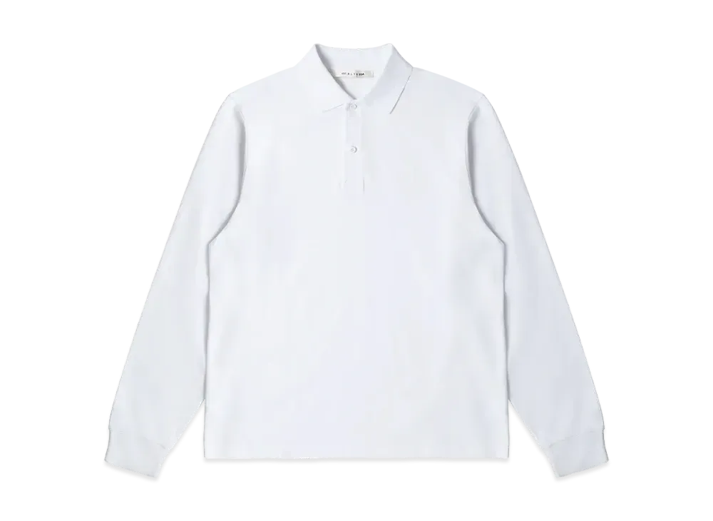 1017 ALYX 9SM Long Sleeve Polo Shirt "White"