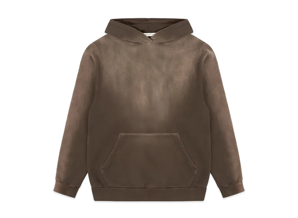 1017 ALYX 9SM Garment Dye Boxy Hoodie "Washed Brown"