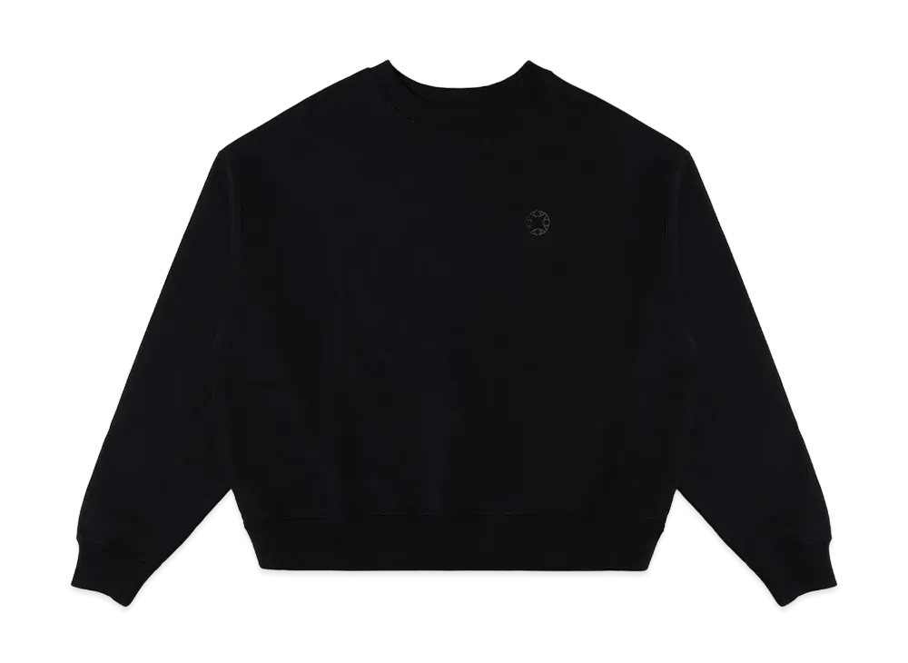 1017 ALYX 9SM Boxy Crewneck Sweatshirt "Black"