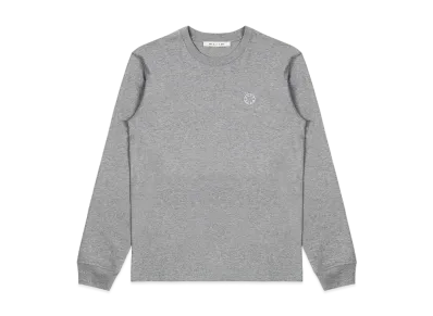 1017 ALYX 9SM Embroidered Logo Long Sleeve T-Shirt "Light Heather Grey"