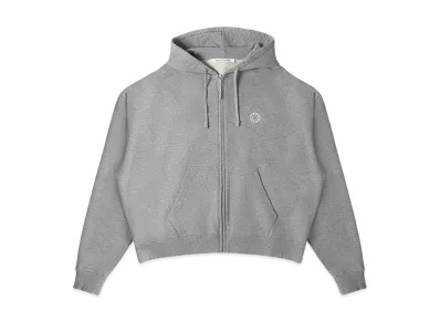 1017 ALYX 9SM Boxy Zip-Up Hoodie "LightGrey"