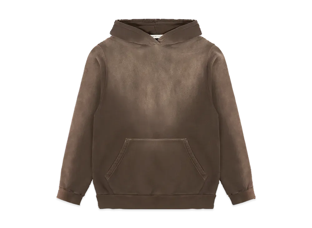 1017 ALYX 9SM Garment Dye Boxy Hoodie "Brown"
