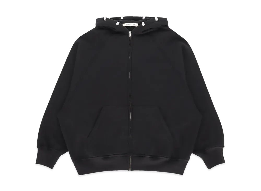 1017 ALYX 9SM Lightercap Hooded Zip Sweatshirt "Black"