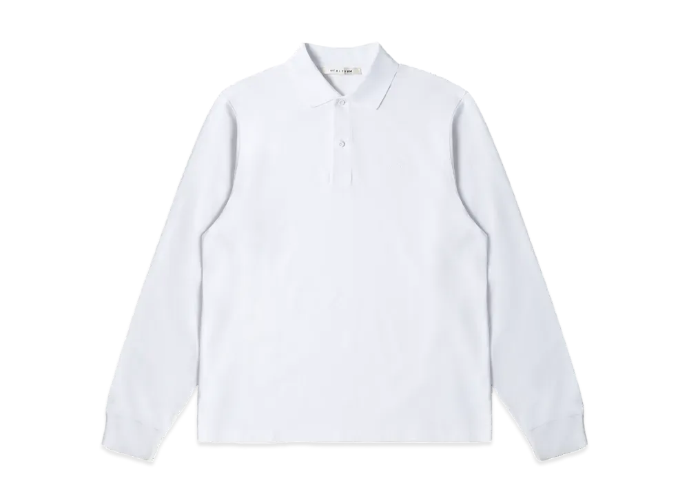 1017 ALYX 9SM Long Sleeve Polo Shirt "White"