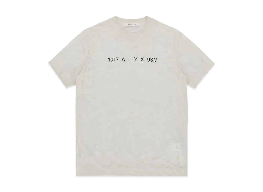 1017 ALYX 9SM Translucent Graphic S/S T-Shirt "DirtyOffWhite"