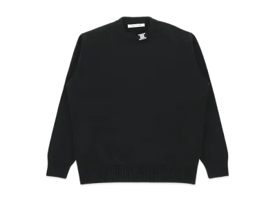 1017 ALYX 9SM Buckle Collar Crewneck "Black"