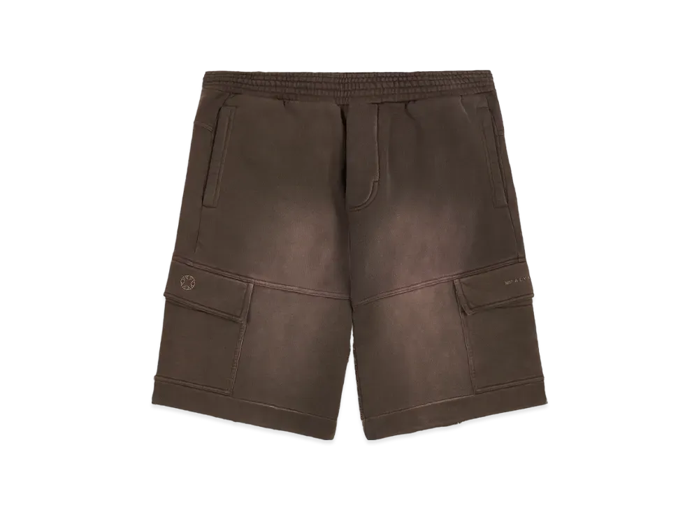 1017 ALYX 9SM Brown Garment Dye Cargo Shorts "Black"