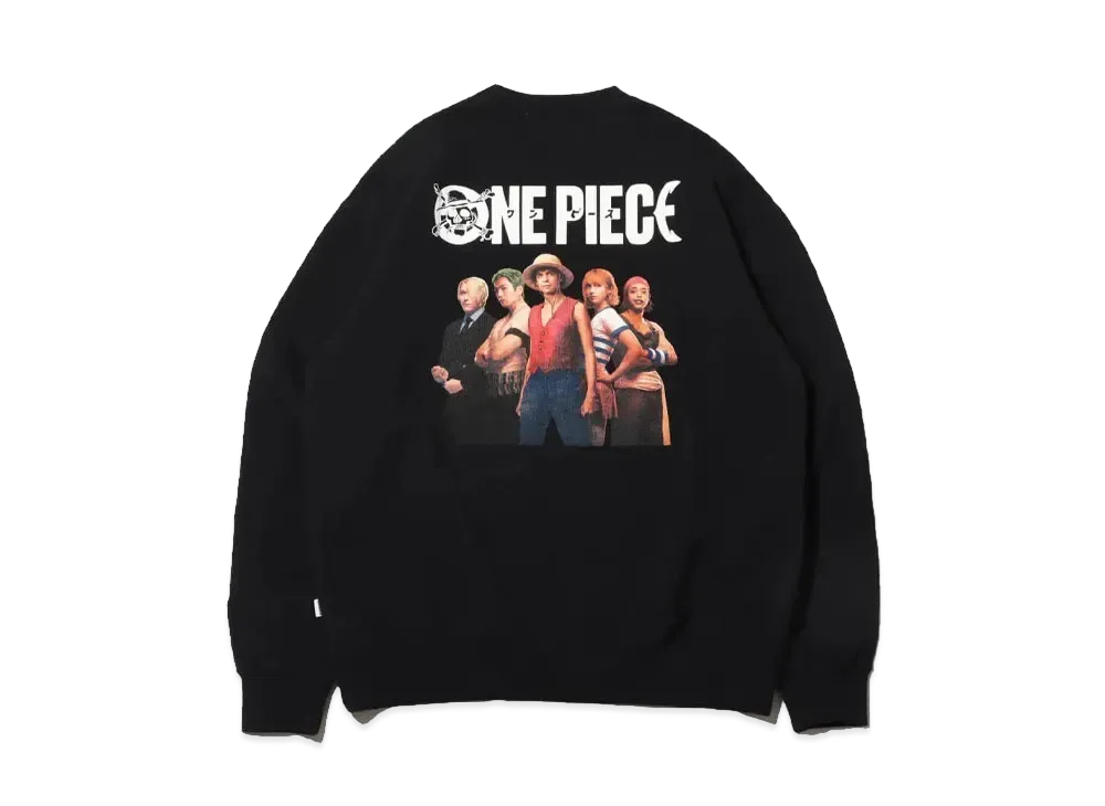 atmos x ONE PIECE x INCRM Sweatshirts "Black"