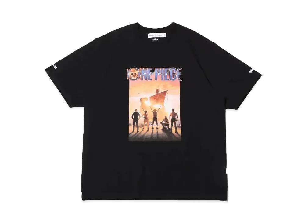 atmos x ONE PIECE x INCRM T-shirts "Black"