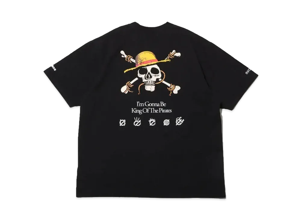 atmos x ONE PIECE x INCRM T-shirts #1 "Black"