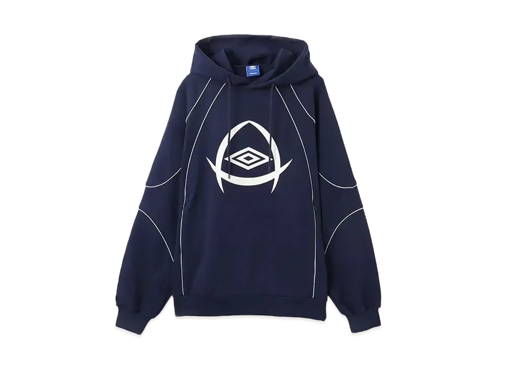 atmos x UMBRO Hooded Sweatshirt "Navy"