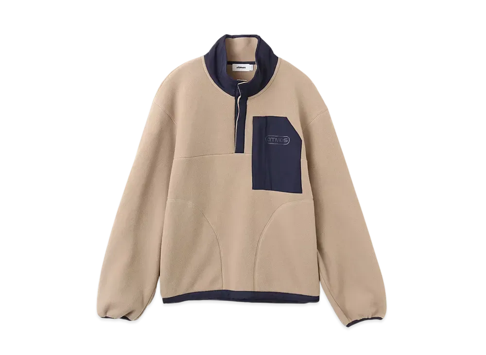 atmos Recycled Heavy Weight Fleece Tops "Beige"
