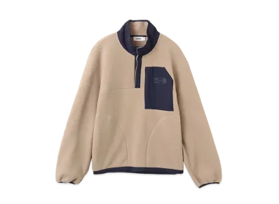 atmos Recycled Heavy Weight Fleece Tops "Beige"