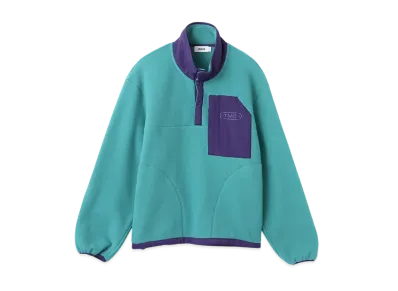 atmos Recycled Heavy Weight Fleece Tops "Blue"