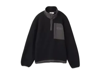 atmos Recycled Heavy Weight Fleece Tops "Black"