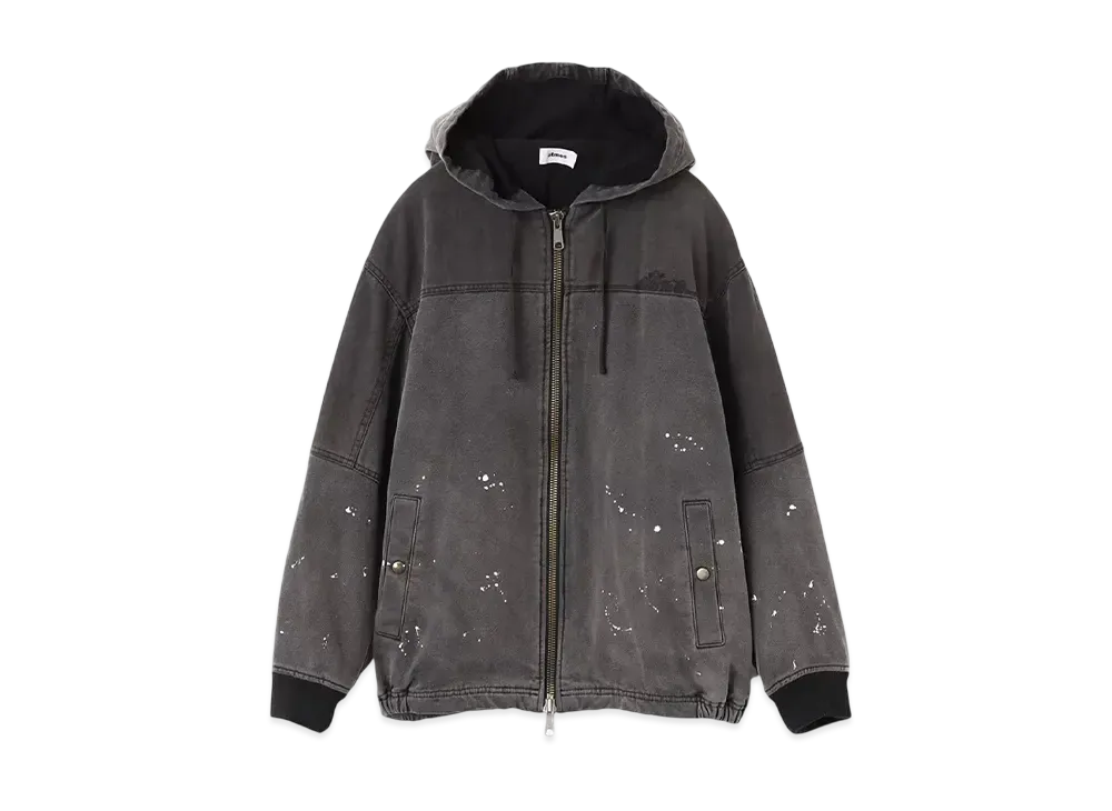 atmos Heavy Duck Zip-Up Work Jasket "Black"