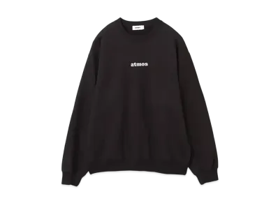 atmos Embroidery Classic Logo Crew Neck Sweatshirt "Black"