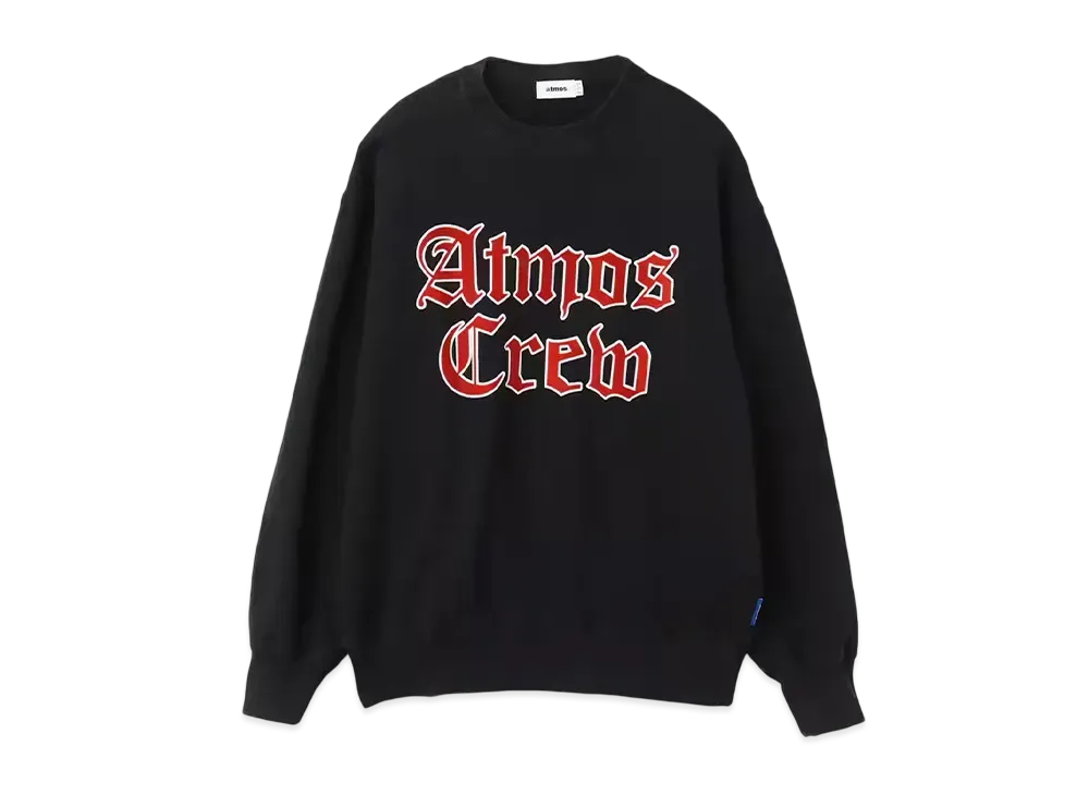 atmos Flocky Print Sweatshirt "Black"