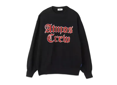 atmos Flocky Print Sweatshirt "Black"