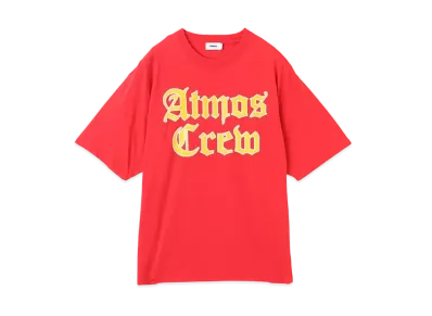atmos Flocky Print T-Shirt "Red"