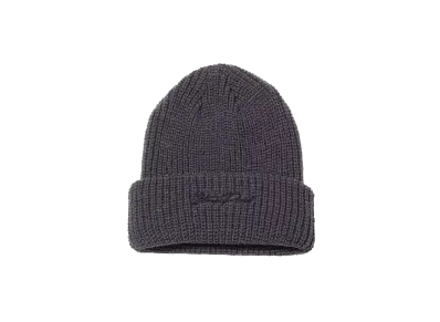 atmos pink Logo Embroidery Beanie "Gray"