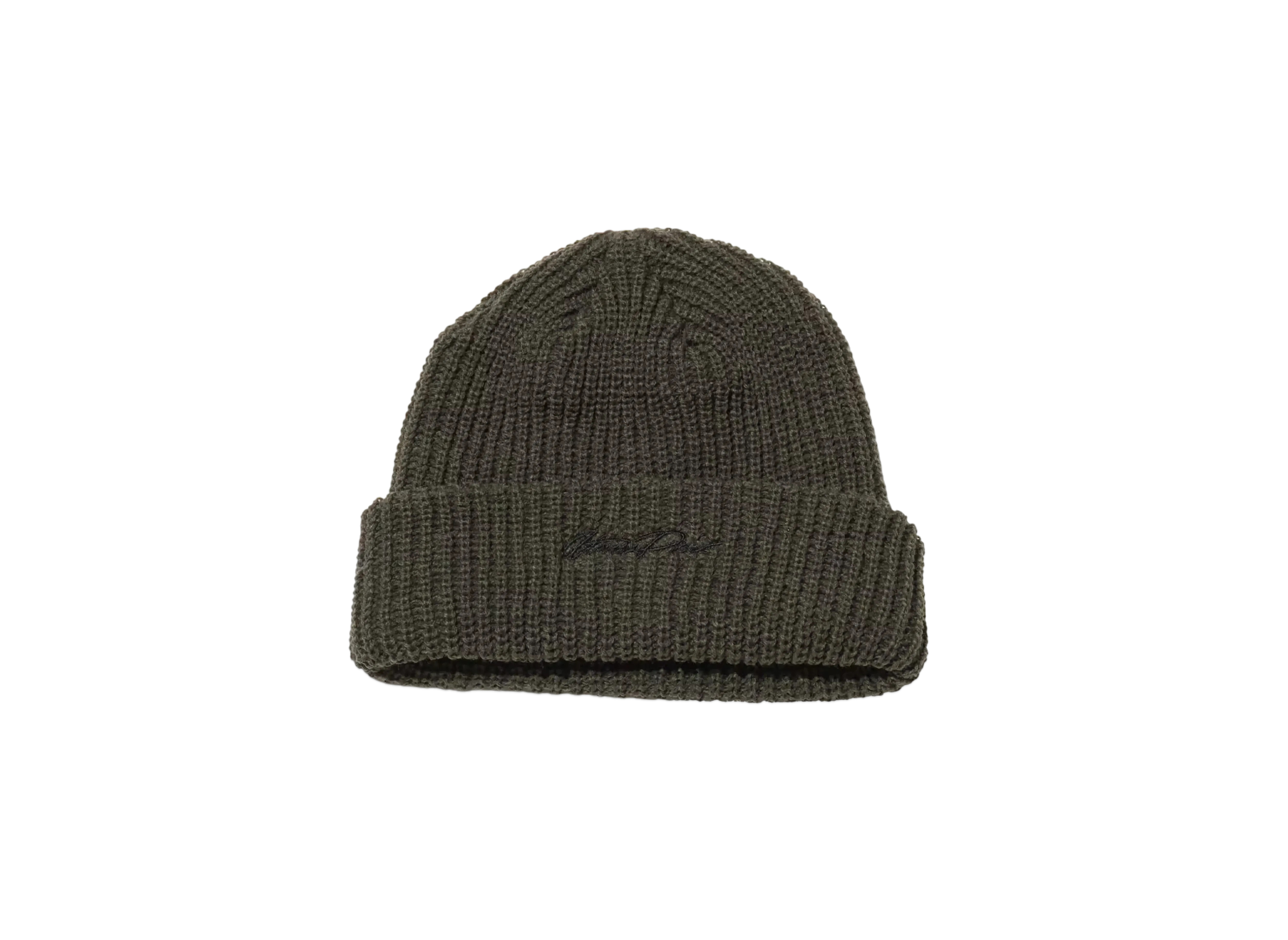 atmos pink Logo Embroidery Beanie "Khaki"