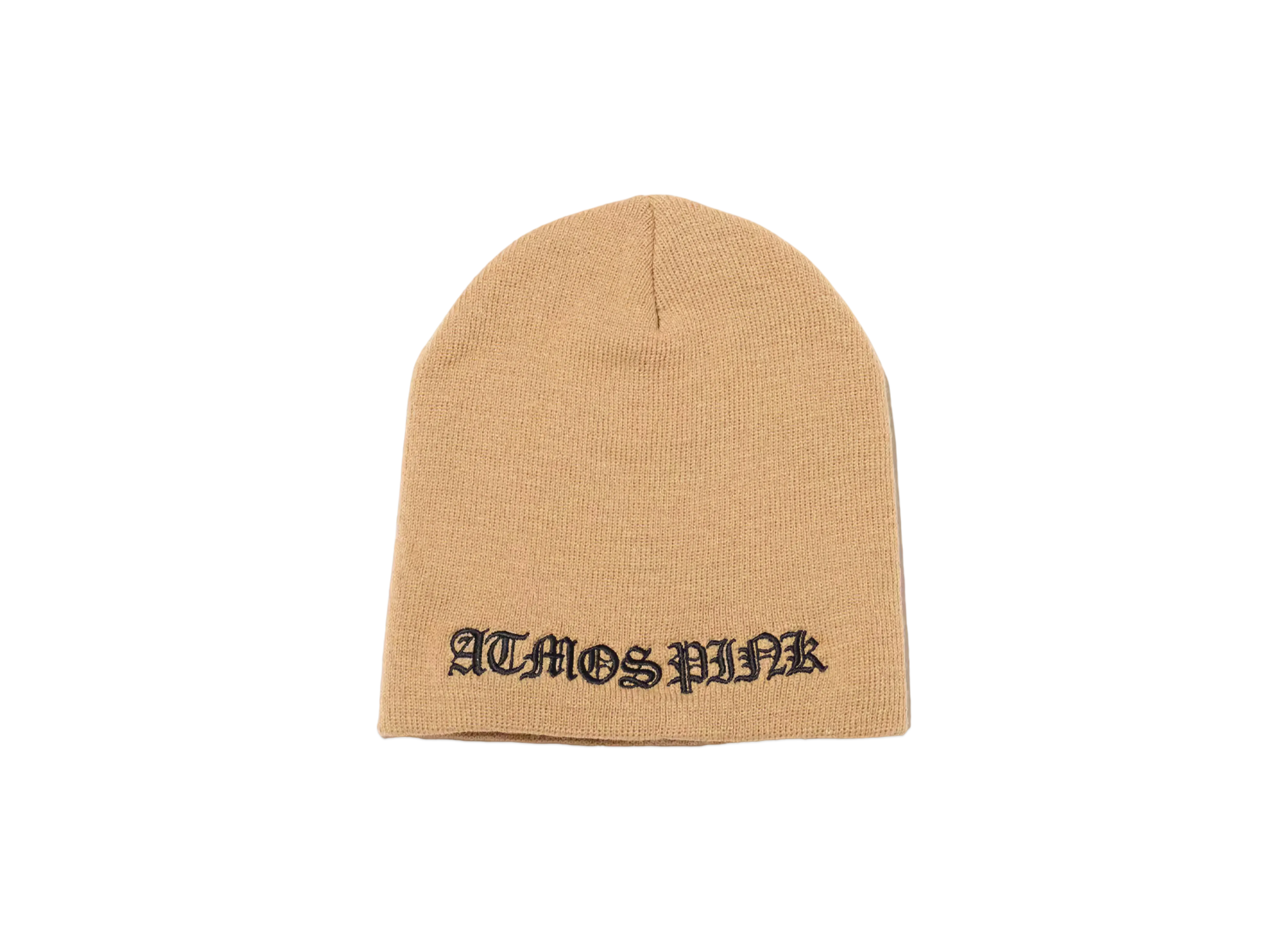 atmos pink Logo Beanie "Beige"