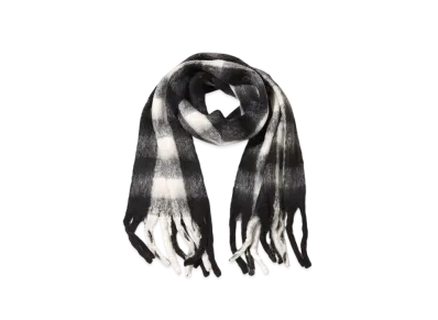 atmos pink Check Scarf "Black"