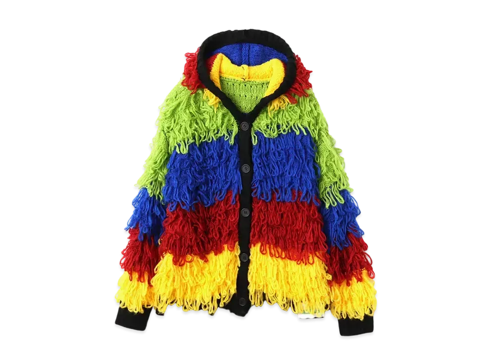 atmos pink Meets Sesame Street Loop Knit Cardigan "Mix"