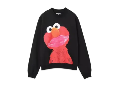 atmos pink Meets Sesame Street Character Sweatshirt "Black"