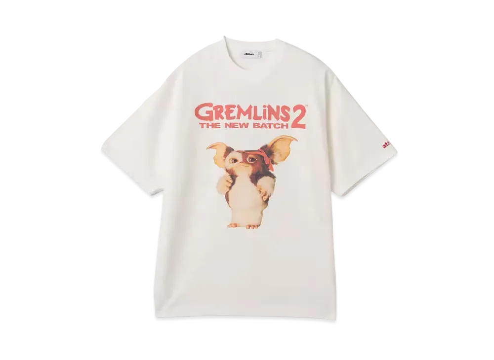 atmos x GREMLINS2 Gizmo T-shirt "White"