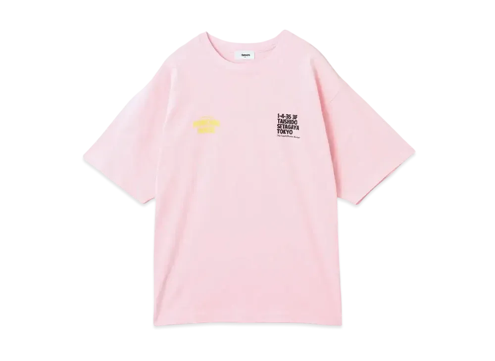 atmos pink x MONICHIKI HOUSE Address T-Shirt "Pink"