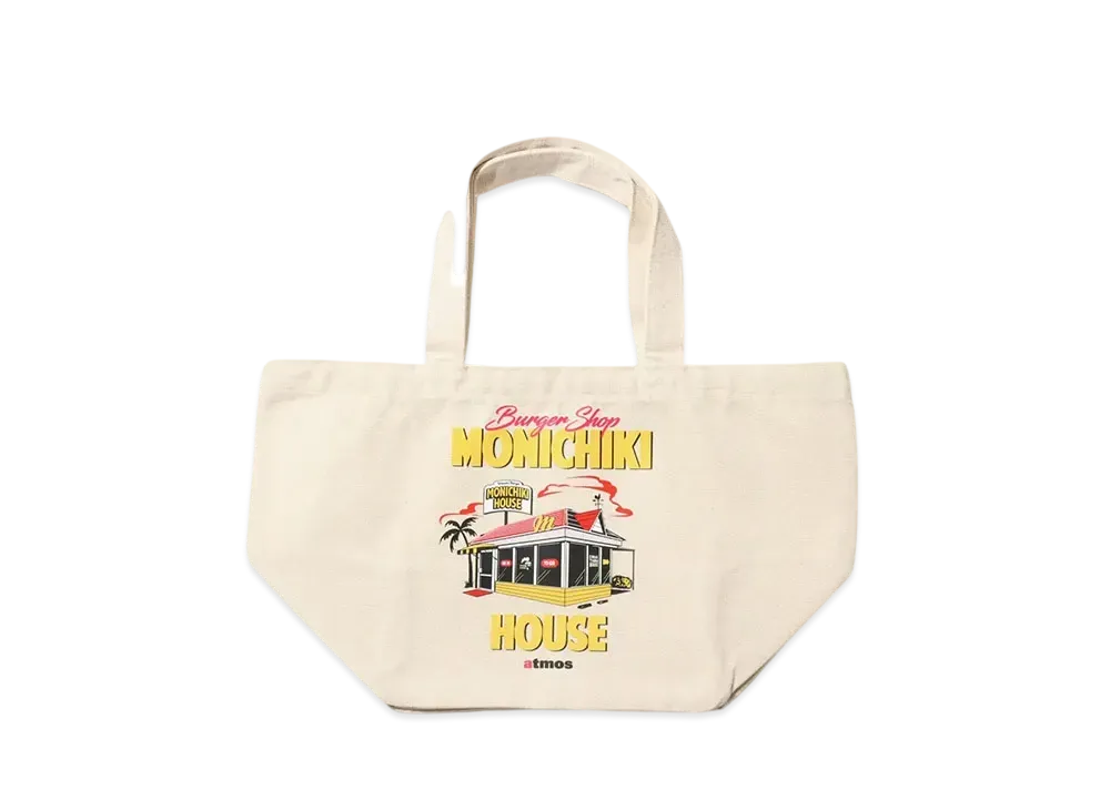 atmos pink x MONICHIKI HOUSE Atmoni Tote Bag "Ivory"
