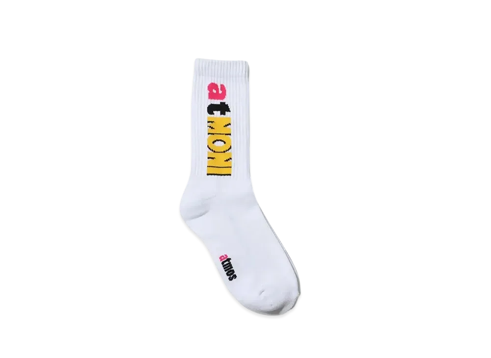 atmos pink x MONICHIKI HOUSE Atmoni Chiken Socks "White"