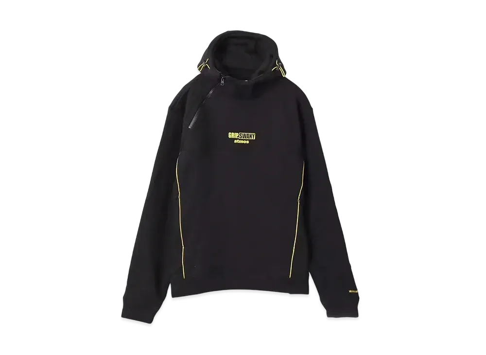 atmos x GRIP SWANY Ninja Hooded Sweatshirt "Black"