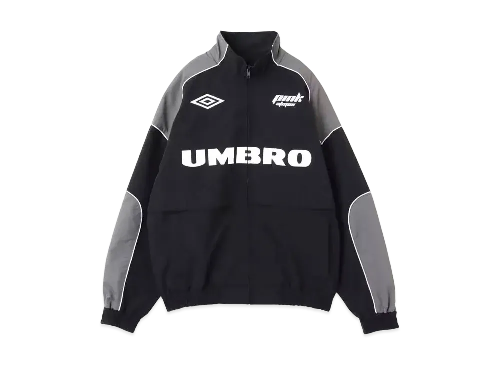 atmos pink x UMBRO Track Jacket "Black"