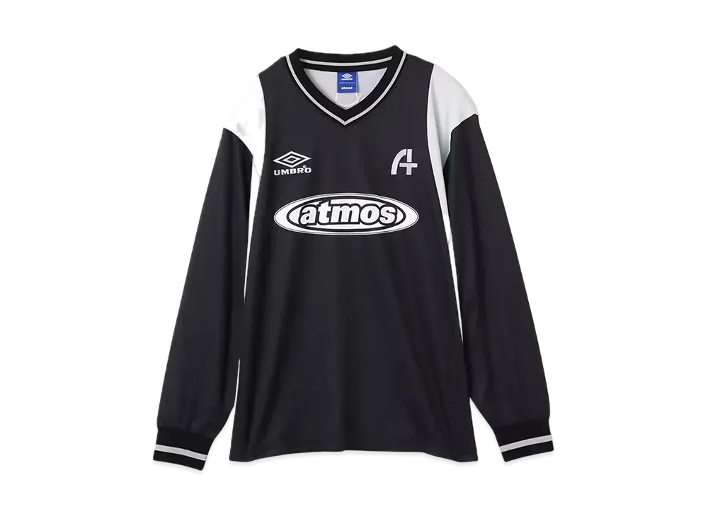 atmos x UMBRO LS Soccer Jersey "Black"