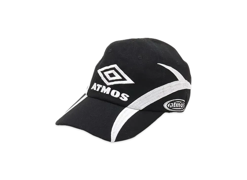 atmos x UMBRO Logo Cap "Black"