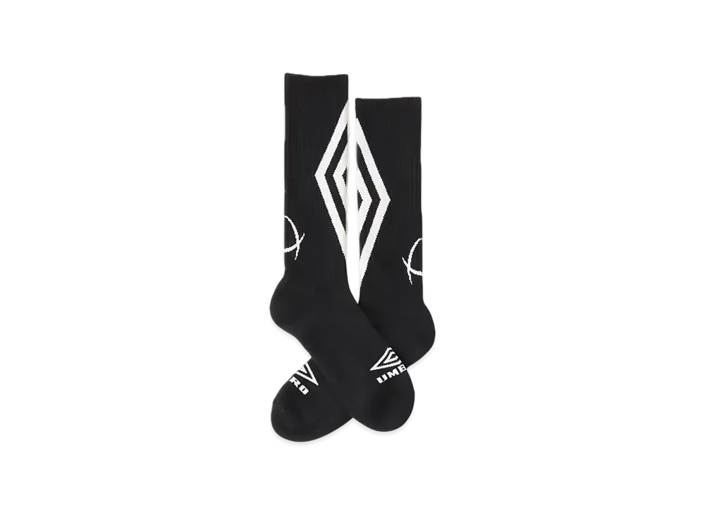 atmos x UMBRO Acquard Logo Socks "Black"