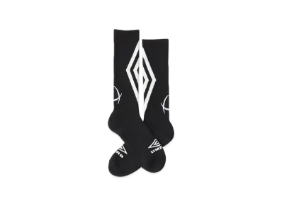 atmos x UMBRO Acquard Logo Socks "Black"
