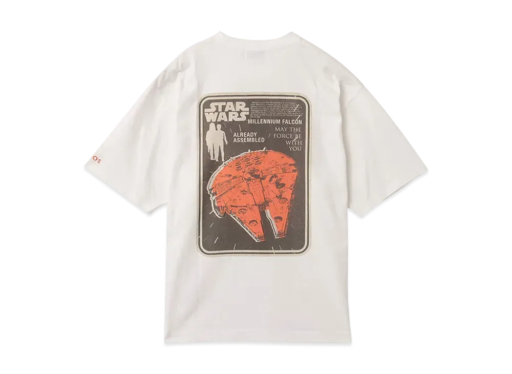 atmos x STAR WARS Millennium Falcon T-Shirt "White"