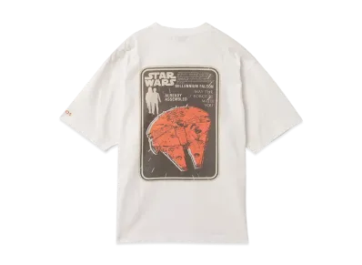 atmos x STAR WARS Millennium Falcon T-Shirt "White"