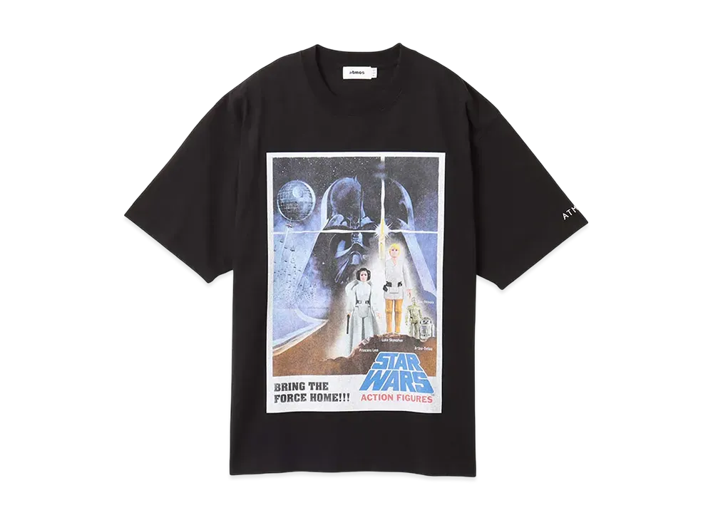 atmos x STAR WARS Figure T-Shirt "Black"