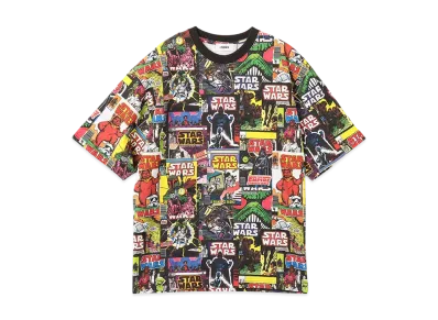 atmos x STAR WARS Comic Cover Pattern T-Shirt "Multi"