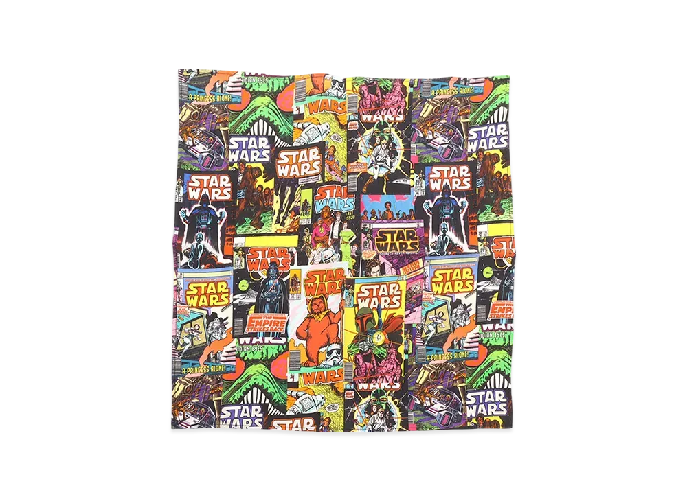 atmos x STAR WARS Comic Cover Pattern Bandana "Multi"