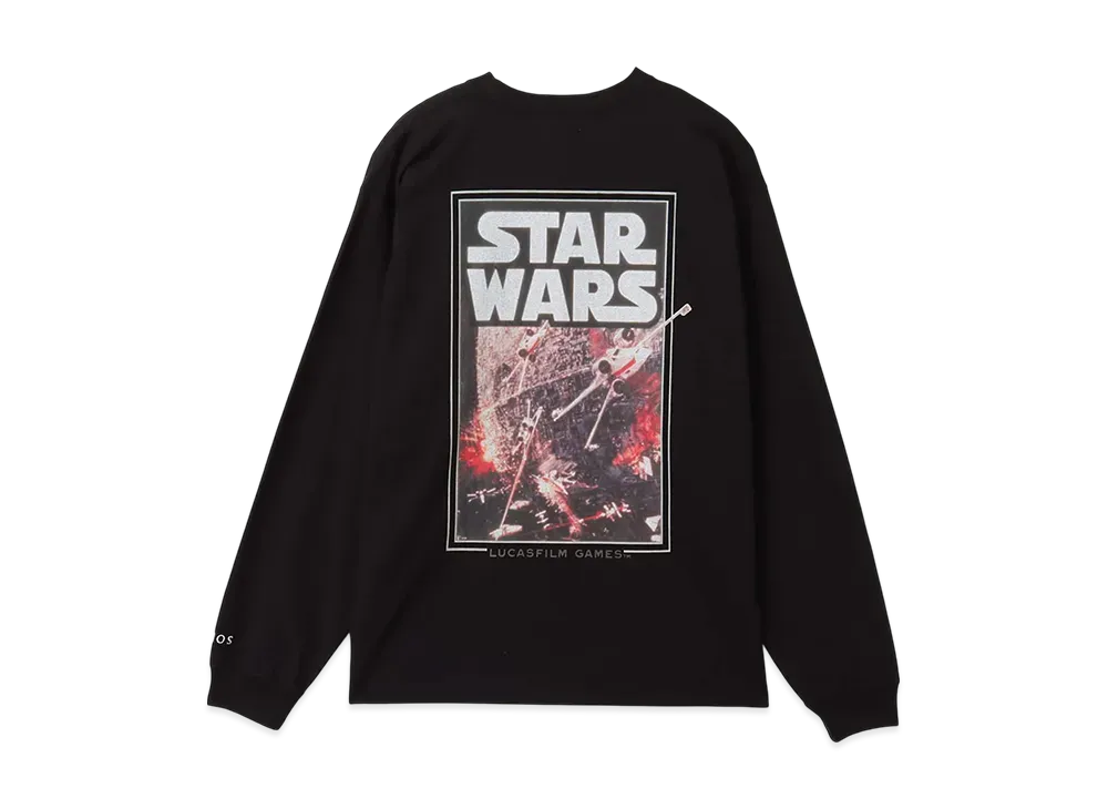 atmos x STAR WARS Game LS T-Shirt "Black"