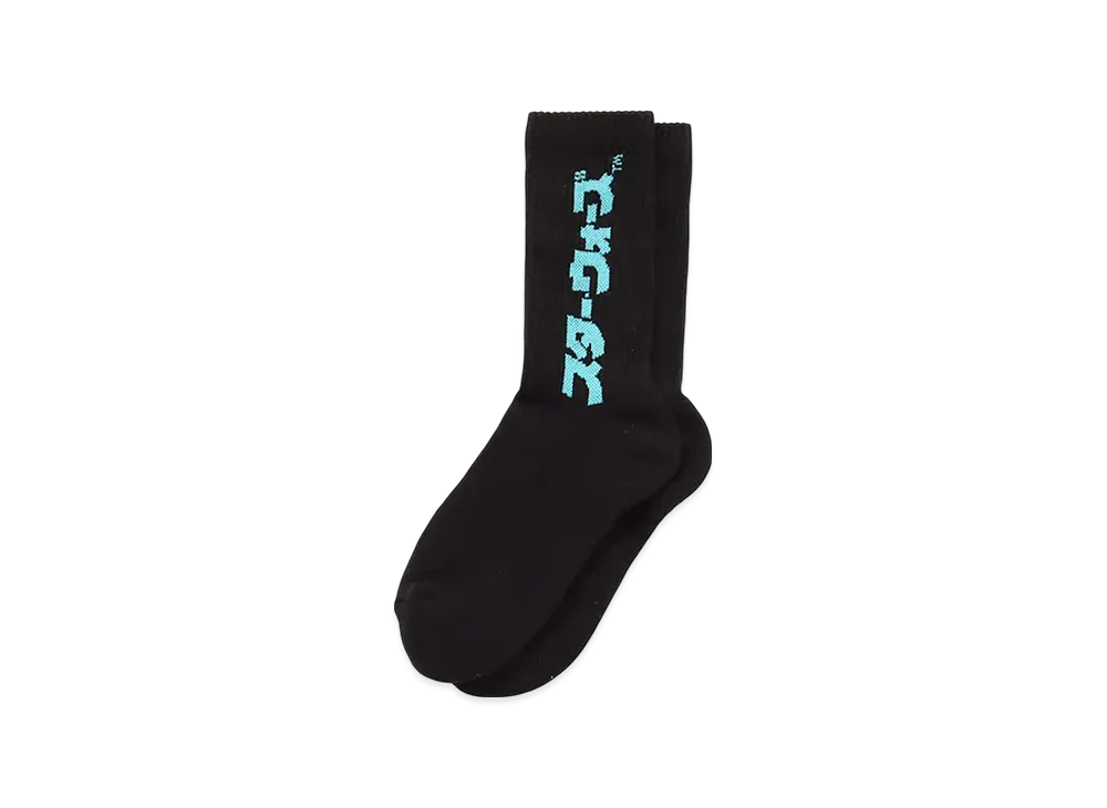 atmos x STAR WARS Katakana Logo Socks "Black"